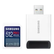 Karta pamięci Samsung PRO Ultimate SDXC 512GB MB-SY512SB/WW z czytnikiem