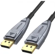 Kabel Unitek DisplayPort 1.4 AOC 8K C1617GY, 15 m, Kolor srebrny, Kolor złoty, Czarny | Sklep ITnes.pl, IT for BUSINESS