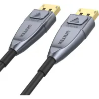 Kabel Unitek DisplayPort 1.4 AOC 8K C1617GY, 15 m, Kolor srebrny, Kolor złoty, Czarny | Sklep ITnes.pl, IT for BUSINESS