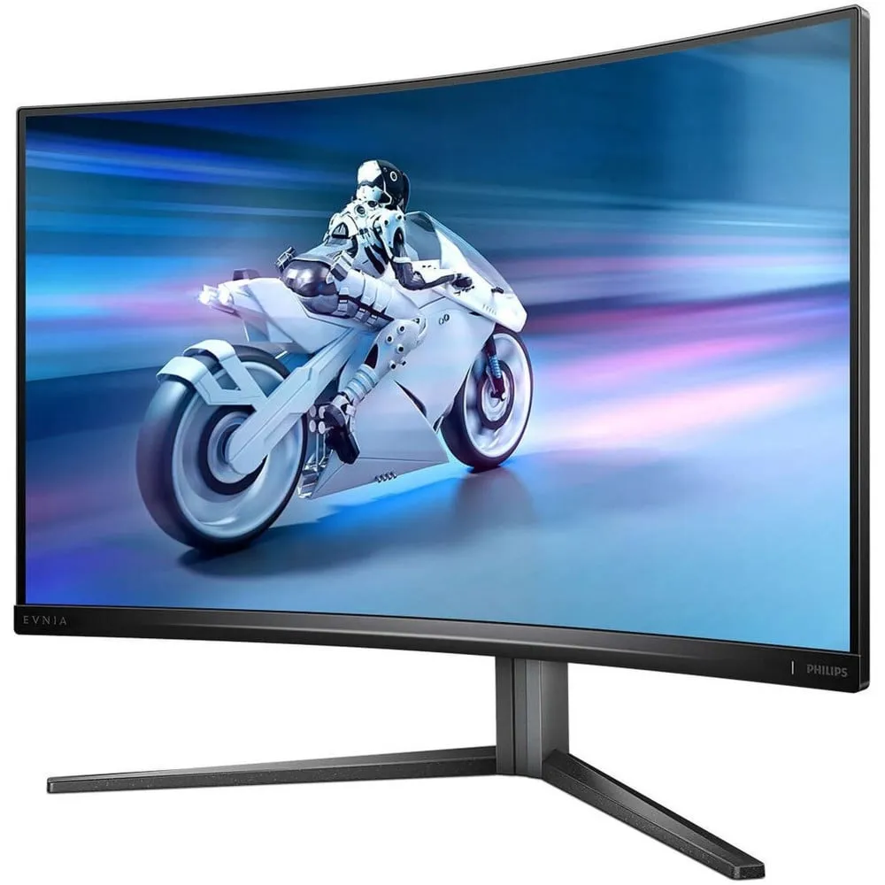 Monitor Philips Evnia 32M2C5500W/00 - 31,5"/2560x1440 (QHD)/240Hz/zakrzywiony/VA/FreeSync/HDR/0,5 ms/Szary - zdjęcie