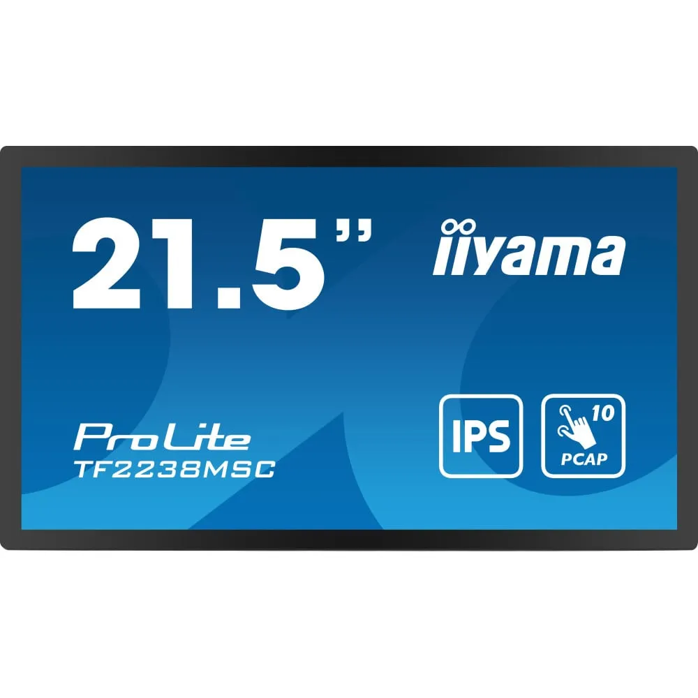 Monitor iiyama ProLite TF2238MSC-B1, 21,5", 1920x1080 (FHD), IPS, 5 ms, pivot, MT, Czarny | Sklep ITnes.pl, IT for BUSINESS