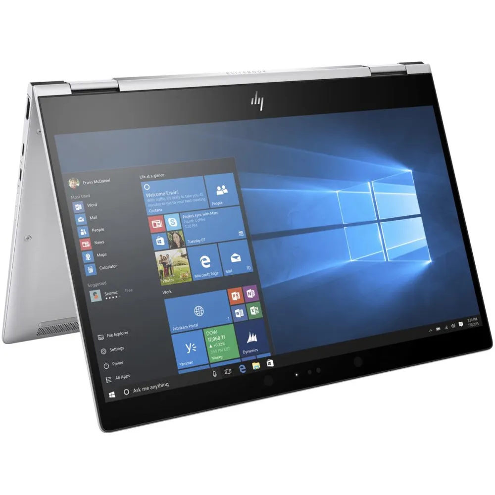 Zdjęcie produktu Laptop HP EliteBook x360 1020 G2 1EM62EA - i7-7600U/12,5" FHD IPS MT/RAM 16GB/SSD 512GB/Srebrny/Windows 10 Pro/1 rok Carry-in