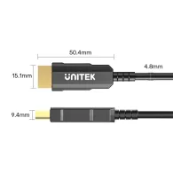 Kabel optyczny Unitek C11072BK-25M HDMI 2.0, 25m, 4K 60Hz | Sklep ITnes.pl, IT for BUSINESS