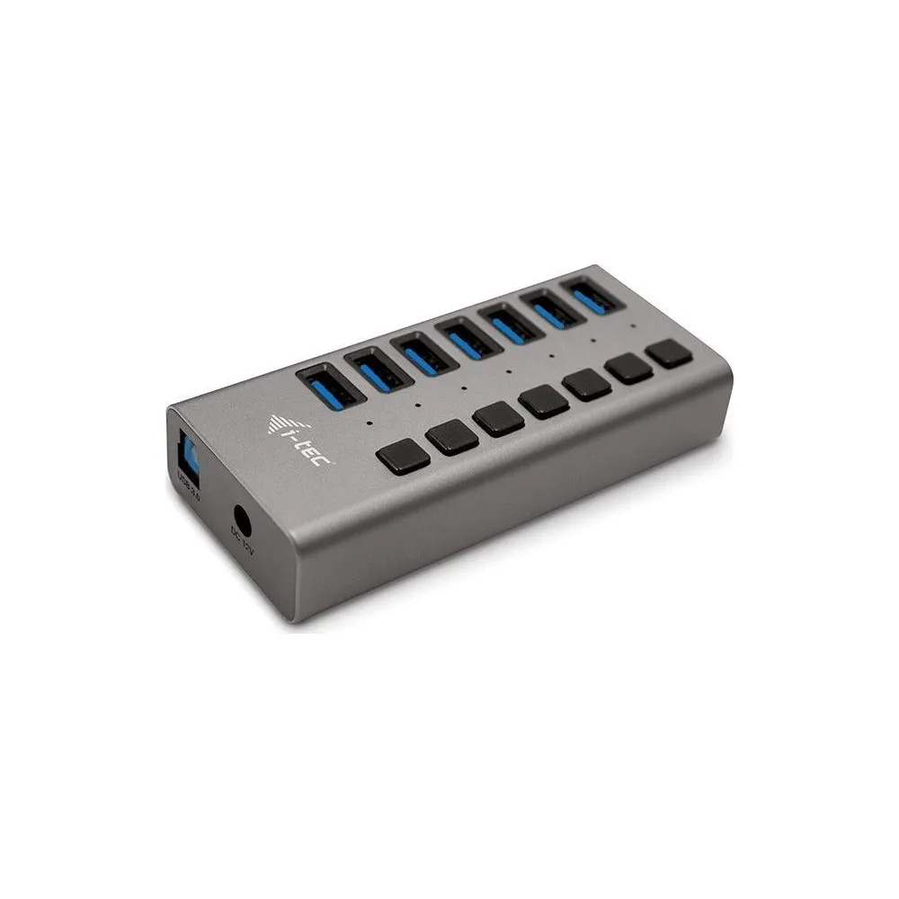Hub i-tec 7x USB-A 3.0 - 7 portów, Szary - U3CHARGEHUB7 | Sklep ITnes.pl - IT for BUSINESS