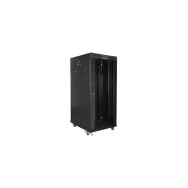 Szafa rack 19" 27U Lanberg FF01-8027-12BL, 800 x 1000 x 1461 mm, drzwi szklane, LCD | Sklep ITnes.pl, IT for BUSINESS