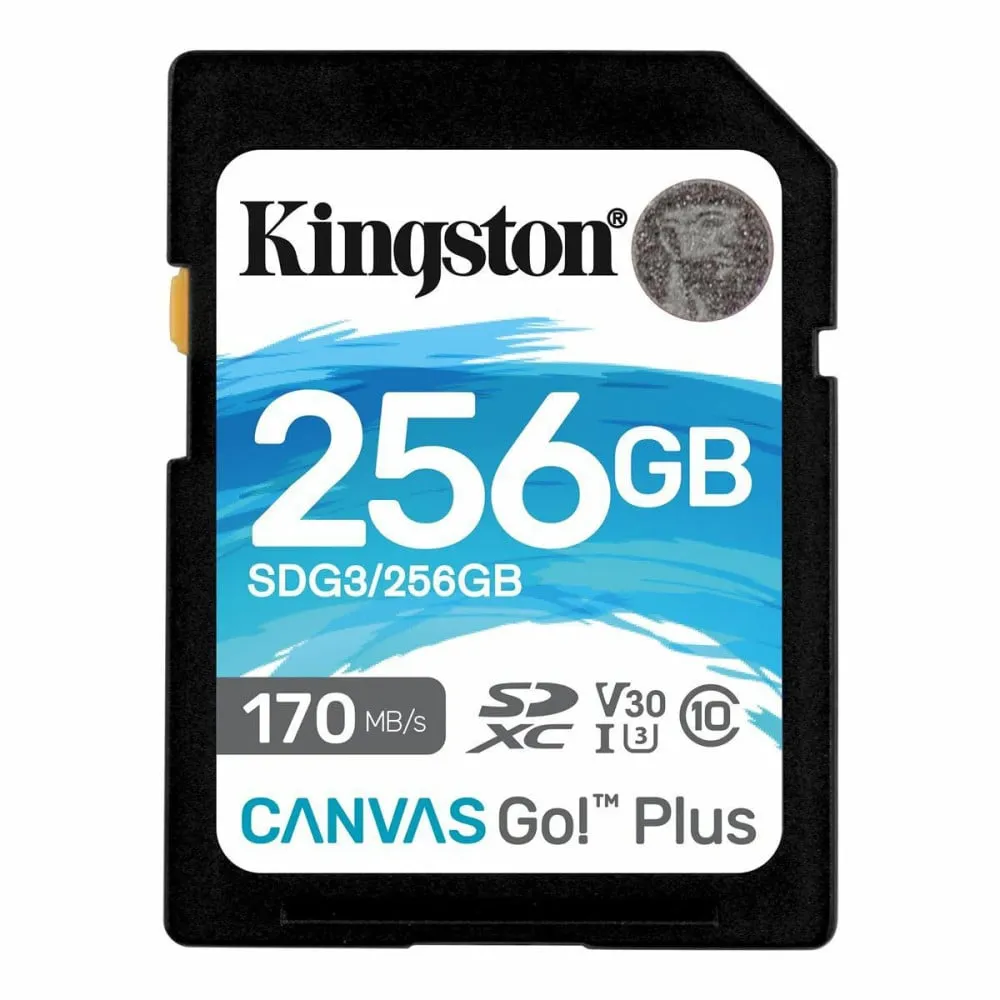 Karta microSD Kingston 256GB Canvas Go Plus 170/90MB/s CL10 U3 V30 - SDG3/256GB | Sklep ITnes.pl - IT for BUSINESS