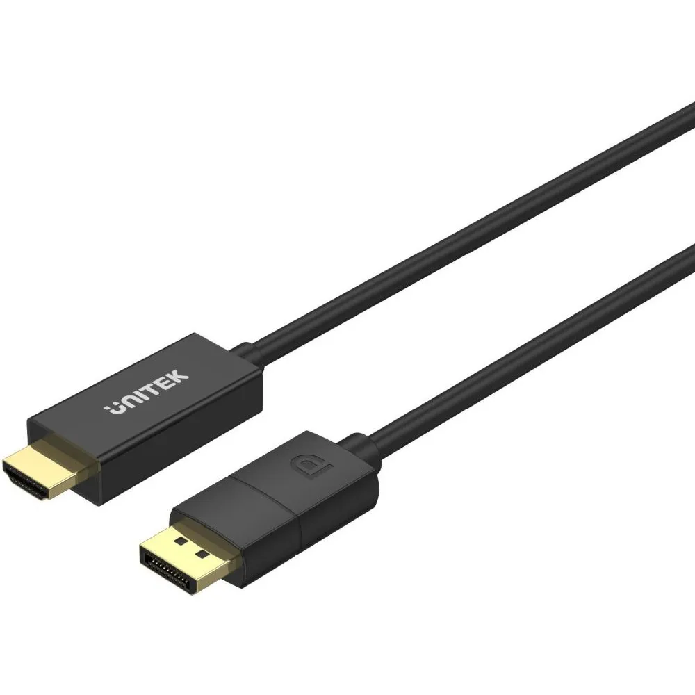 Kabel Unitek V1608A DisplayPort 1.2 do HDMI 2.0, 4K 60HZ 1.8m | Sklep ITnes.pl, IT for BUSINESS