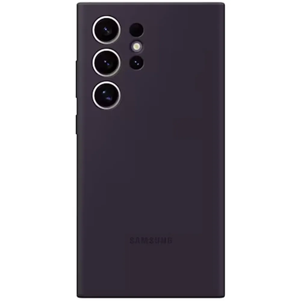 Etui na smartfon Samsung Silicone Case do S24 Ultra EF-PS928TEEGWW, Ciemny fiolet | Sklep ITnes.pl, IT for BUSINESS