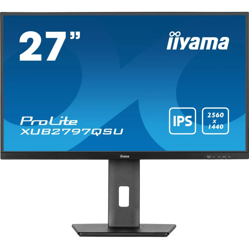 Monitor iiyama ProLite XUB2797QSU-B1, 27", 2560x1440 (QHD), 110Hz, IPS, 1 ms, pivot, Czarny | Sklep ITnes.pl, IT for BUSINESS