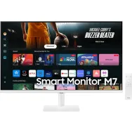 Monitor Samsung Smart M7 M70D LS32DM703UUXDU, 32", 3840x2160 (4K), 60Hz, VA, HDR, 4 ms, USB-C, Biały | Sklep ITnes.pl, IT for BU