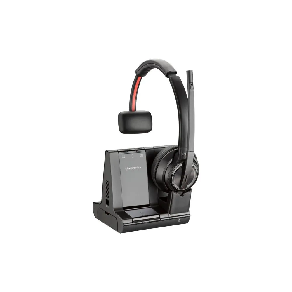 Zestaw słuchawkowy Poly Savi 8210 Office DECT 1880-1900 MHz Single Ear Headset 8D3K5AA