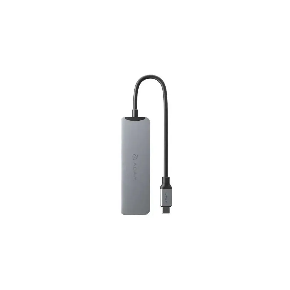 Hub USB Adam Elements Casa Hub A05 USB-C AAPADHUBA05GY - 5 urządzeń, Szary, Czarny | Sklep ITnes.pl - IT for BUSINESS Hub USB Adam Elements Casa Hub A05 USB-C AAPADHUBA05GY - 5 urządzeń, Szary, Czarny | Sklep ITnes.pl - IT for BUSINESS