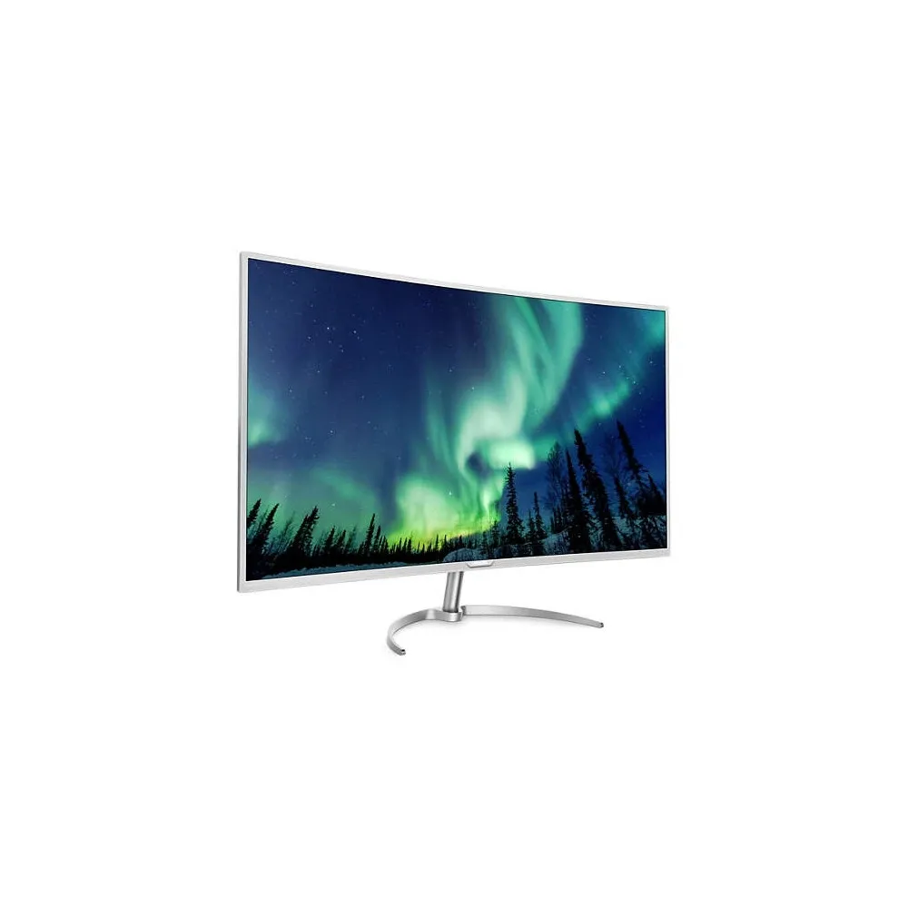 Monitor Philips BDM4037UW/00 - 40"/3840x2160 (4K)/60Hz/zakrzywiony/VA/4 ms/Biało-srebrny