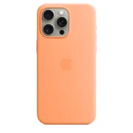 Etui silikonowe Apple Silicone Case z MagSafe MT1W3ZM/A do iPhone 15 Pro Max, Pomarańczowy sorbet | Sklep ITnes.pl, IT for BUSIN