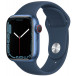 Smartwatch Apple Watch Series 7 GPS + Cellular MKJT3WB/A - 45 mm, Niebieski
