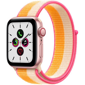 Smartwatch Apple Watch SE GPS + Cellular MKQY3WB/A - 40 mm, Kolor złoty, Różowy, Żółty