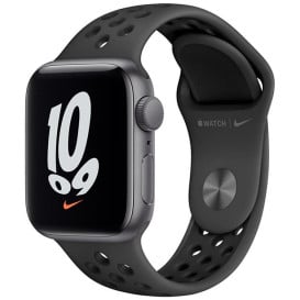 Smartwatch Apple Watch Nike Series 7 GPS + Cellular MKJ43WB/A - 41 mm, Kolor grafitowy