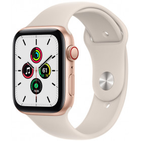 Smartwatch Apple Watch SE GPS + Cellular MKT13WB/A - 44 mm, Kolor złoty, Beżowy