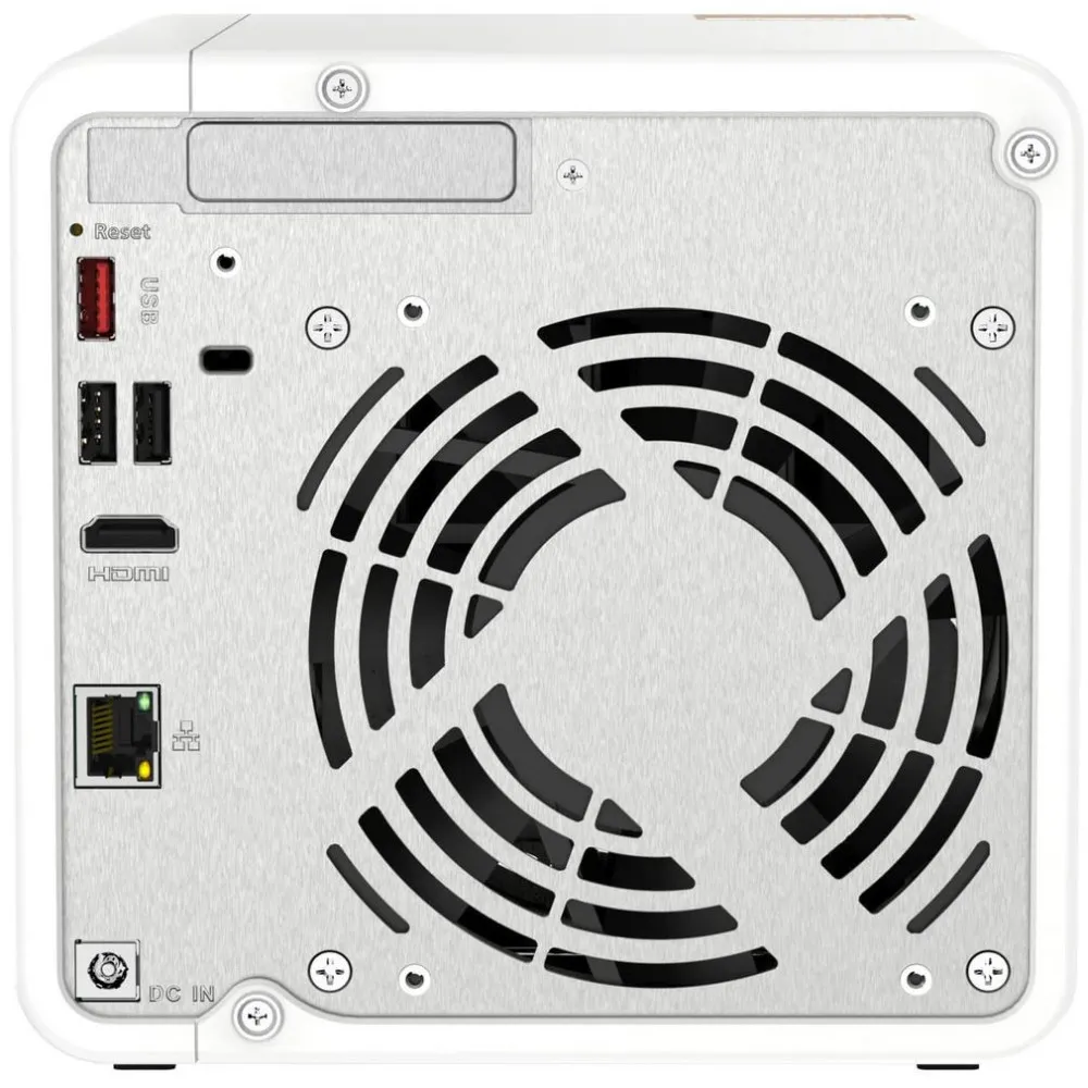 Serwer NAS QNAP Tower TS-462-5WX0 - Tower/Intel Celeron N4505/8 GB RAM/80,5 TB/4 wnęki/2 x M.2/hot-swap - zdjęcie