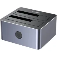 Stacja dokująca dla dysków Unitek Y-3026GY01-EU - 2x SATA III, 2.5"/3.5", USB 3.0 5Gbps, Szara
