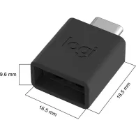 Słuchawki bezprzewodowe nauszne Logitech Zone Wireless Plus (wersja UC) 981-000919 - Grafitowe