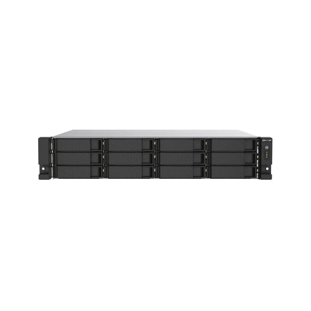 Serwer NAS QNAP Rack TS-1273AU-RP-8G, Rack (2U), Ryzen V1500B, 8GB RAM, 12 wnęk, hot-swap, 3 lata Carry-in | Sklep ITnes.pl, IT 