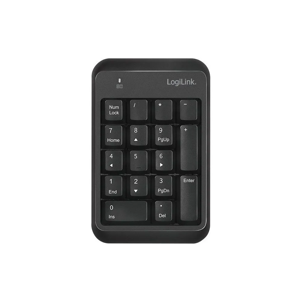Klawiatura numeryczna LogiLink ID0201  - Bluetooth 5.1, Czarna
