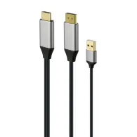 Aktywny kabel Gembird HDMI do DisplayPort A-HDMIM-DPM-01, 2 m, 4K 60 Hz, zasilanie USB-A, Czarny | Sklep ITnes.pl, IT for BUSINE