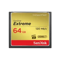 Karta pamięci Compactflash SanDisk Extreme 64GB SDCFXSB-064G-G46 - Czarna, Czerwona, Kolor złoty | Sklep ITnes.pl - IT for BUSIN