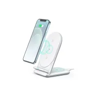 Ładowarka indukcyjna AUKEY 2w1 Qi 10W USB-C LC-A2 WHITE - Biała