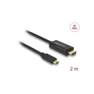 Kabel USB-C do HDMI Delock 85291, 4K 60 Hz, 2 m, Czarny | Sklep ITnes.pl, IT for BUSINESS