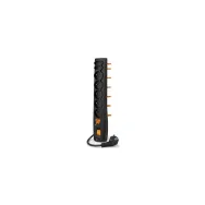 Listwa zasilająca Acar P7 7x 230V PL - 7 gniazd, 1,5 m, Czarna - W0114 | Sklep ITnes.pl - IT for BUSINESS