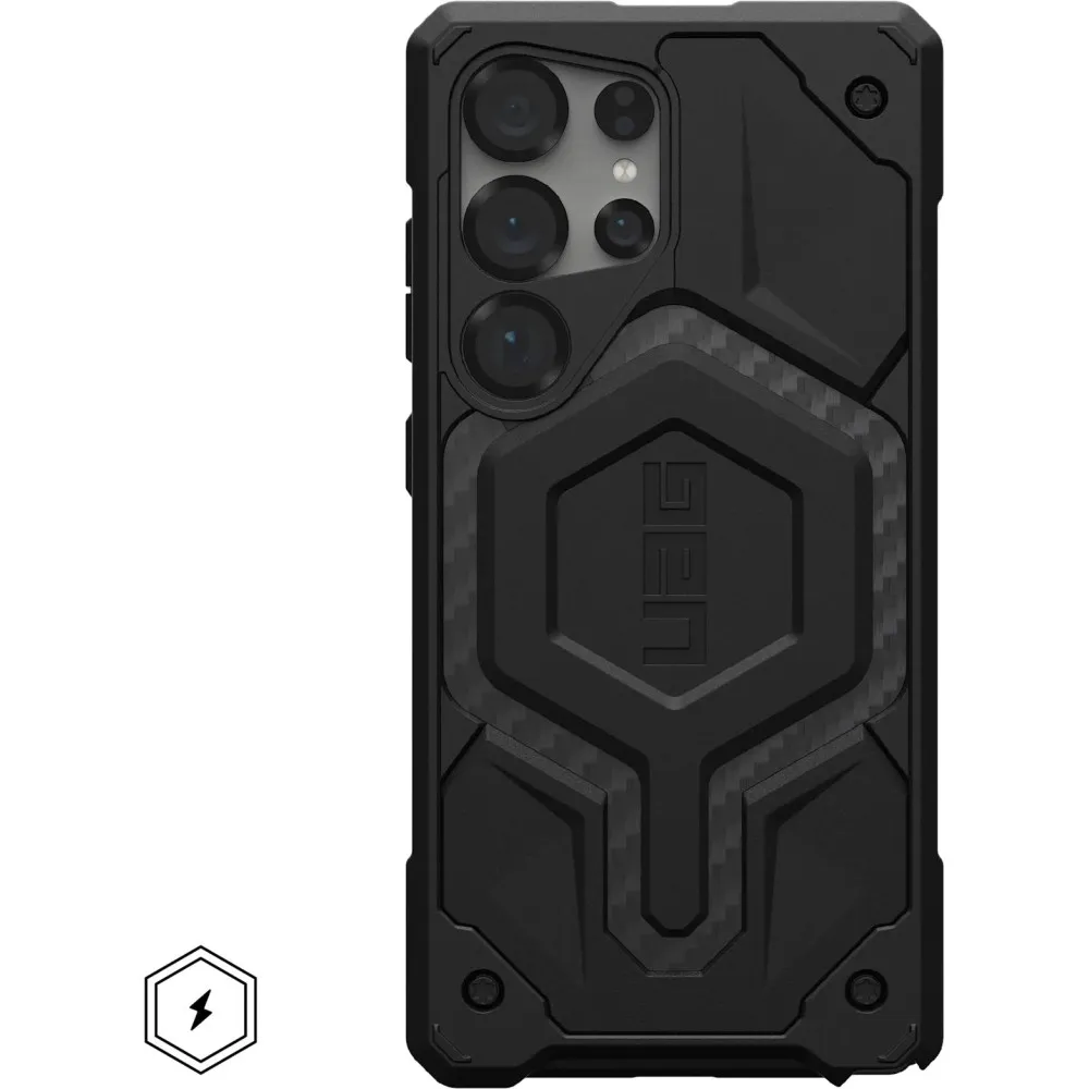 Etui ochronne na smartfon UAG Monarch Pro do Galaxy S25 Ultra 214461114242, Czarne | Sklep ITnes.pl, IT for BUSINESS