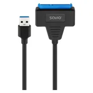 Adapter Savio USB 3.1 / SATA III AK-68, USB-A 3.2 Gen 1, 2,5" | Sklep ITnes.pl, IT for BUSINESS