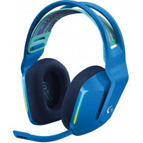 Słuchawki bezprzewodowe nauszne Logitech G733 Lightspeed 981-000943 - Niebieskie