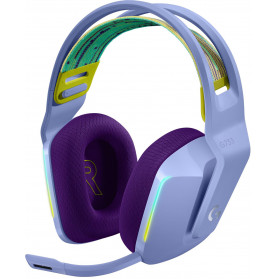 Słuchawki bezprzewodowe nauszne Logitech G733 Lightspeed 981-000890 - Fioletowe