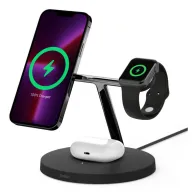 Ładowarka bezprzewodowa Belkin BOOST CHARGE PRO 3-in-1 z MagSafe WIZ017VFBK - Czarna | Sklep ITnes.pl - IT for BUSINESS