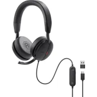 Słuchawki z mikrofonem Dell Pro Wired ANC Headset WH5024 520-BBGQ - Czarne