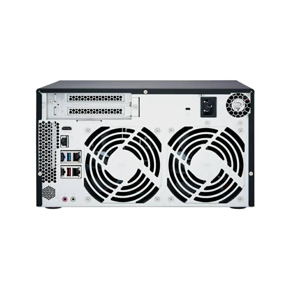 Serwer NAS QNAP Tower TVS-872N-I3-E4 - Tower/Intel Core i3-8100T/8 GB RAM/8 TB/8 wnęk/hot-swap - zdjęcie