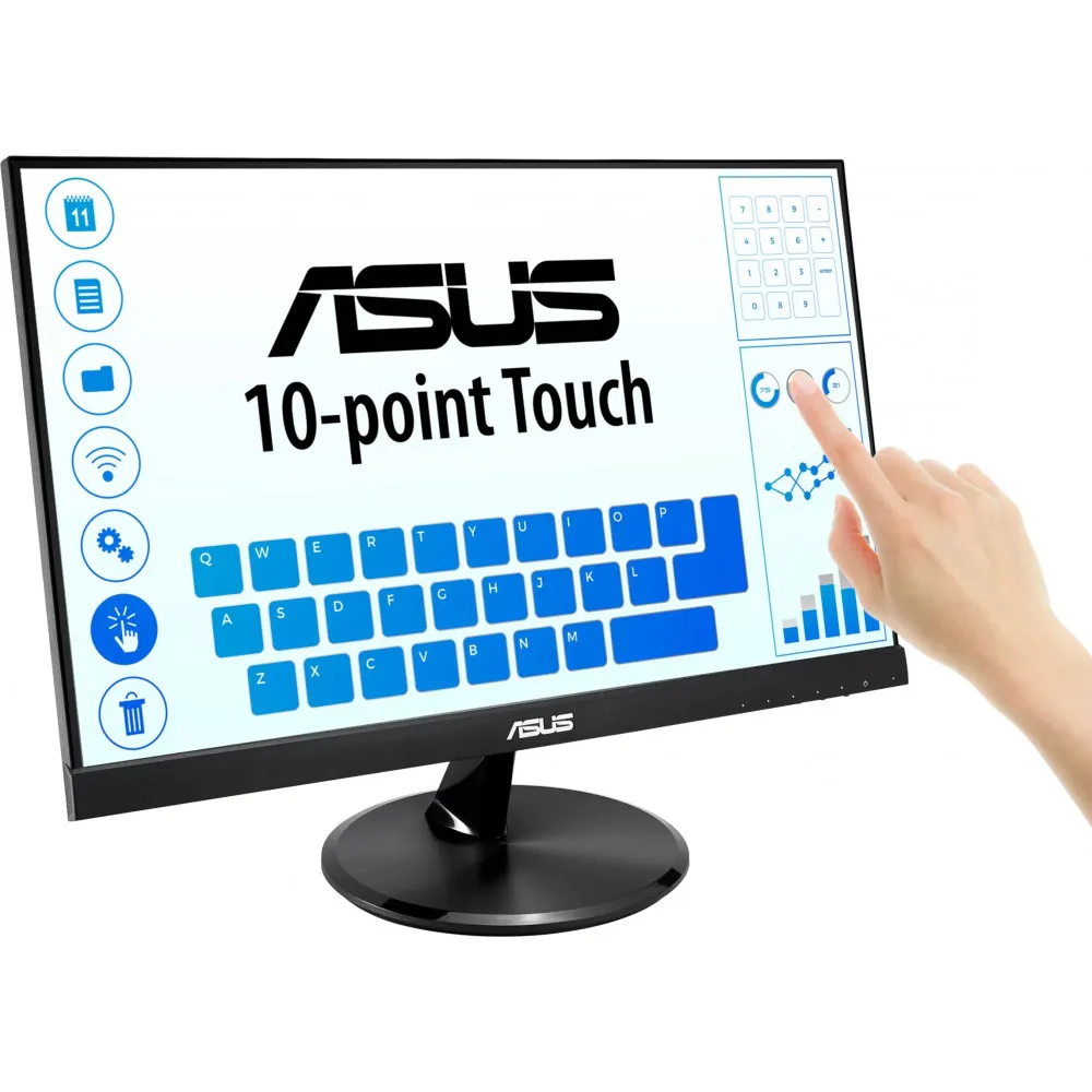 Monitor ASUS Touch VT229H - 21,5"/1920x1080 (Full HD)/75Hz/IPS/5 ms/dotykowy/Czarny