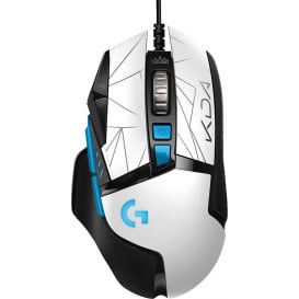 Mysz Logitech G502 Hero K/DA 910-006097 - Biała, Czarna, Niebieska