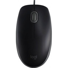Mysz bezprzewodowa Logitech B110 Silent 910-005508 - Czarna