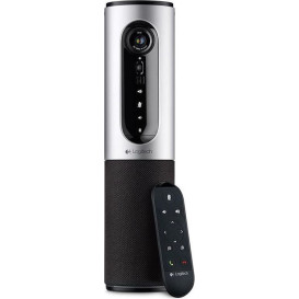 Kamera internetowa Logitech ConferenceCam Connect 960-001034 - Kolor srebrny, Czarny