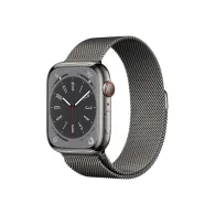 Smartwatch Apple Watch Series 8 45mm GPS + Cellular stal nierdz. mocny grafit z bransoletą mediol. mocny grafit - MNKX3WB/A | Sk