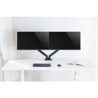 Uchwyt biurkowy na monitory Techly LCD 17-32" - 2 x 2-9 kg, Czarny - 362138 | Sklep ITnes.pl - IT for BUSINESS
