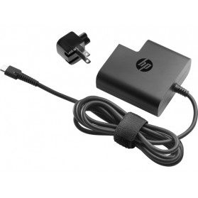 Zasilacz HP USB-C Travel Power Adapter 65W X7W50AA - Czarny