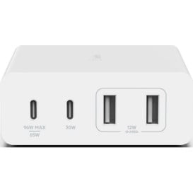 Ładowarka Belkin 2x USB-A, 2x USB-C 108W WCH010VFWH - Biała