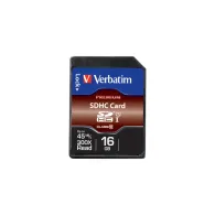 Karta pamięci Verbatim Premium U1 SDHC 16GB 43962, Class 10, Czarna | Sklep ITnes.pl, IT for BUSINESS