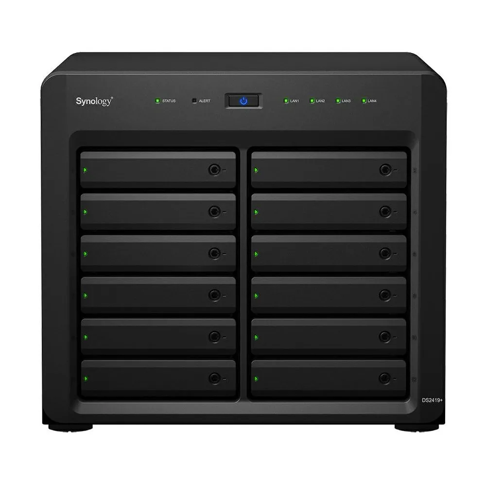 Serwer NAS Synology Desktop Plus DS2419+II, Desktop, Intel Atom C3538, 4GB RAM, 12 wnęk, hot-swap, 3 lata Carry-in | Sklep ITnes