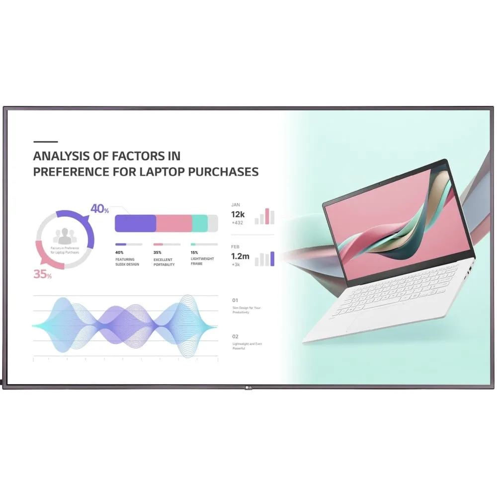 Monitor LG 75UH5J-M, 75", 3840x2160 (4K), IPS, 6 ms, Czarny | Sklep ITnes.pl, IT for BUSINESS